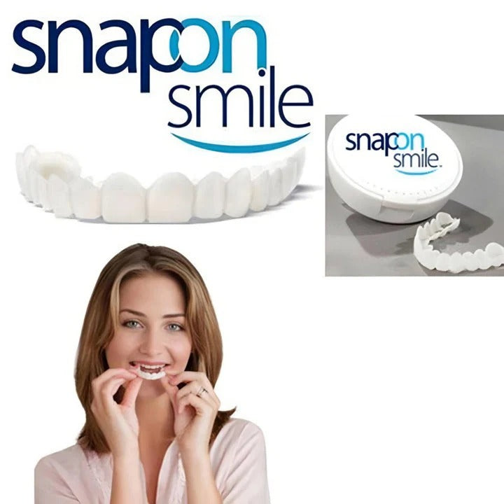 2Pcs/Set Comfort Fit White Teeth Cover Veneer Kit