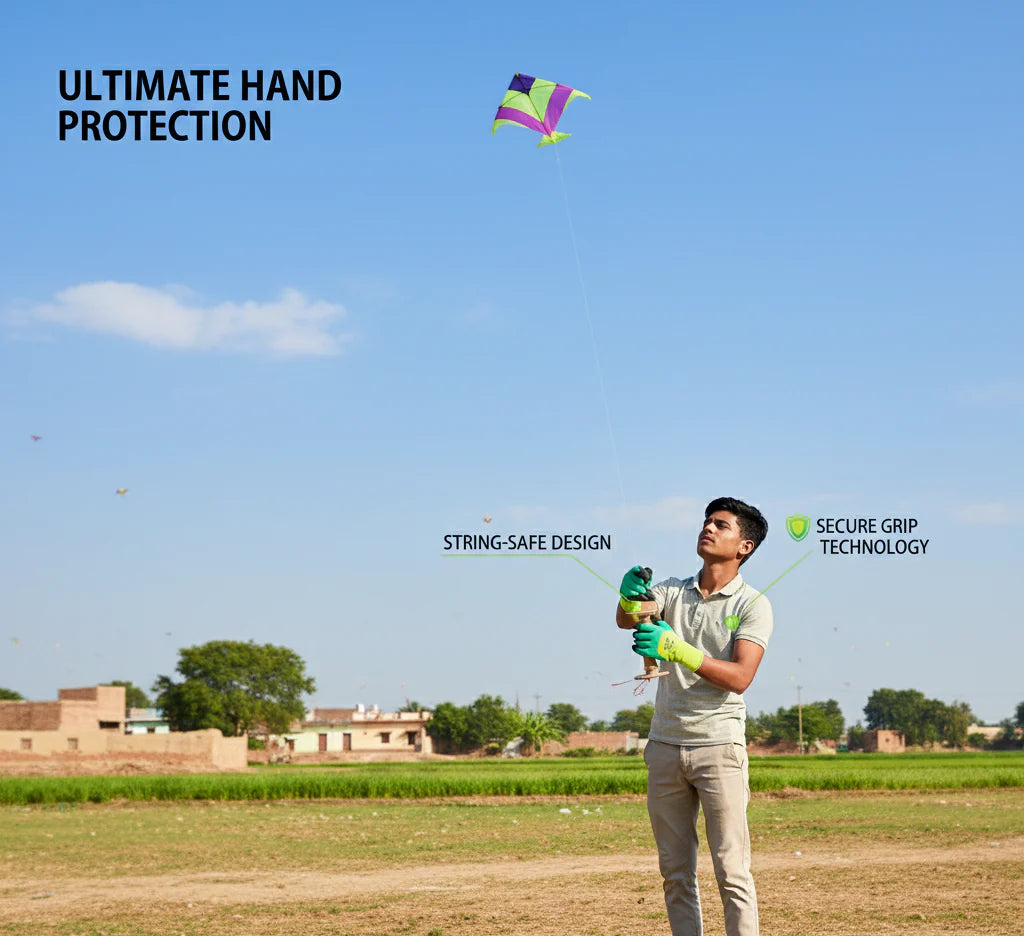 Hand Safety Kite Flying Gloves ( PAYMENT ADVANCE ONLY) DELIVERY INDRIVE