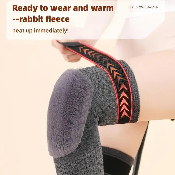 Winter Warm Knee Pads for Men And Women - Wool Material (Pair)