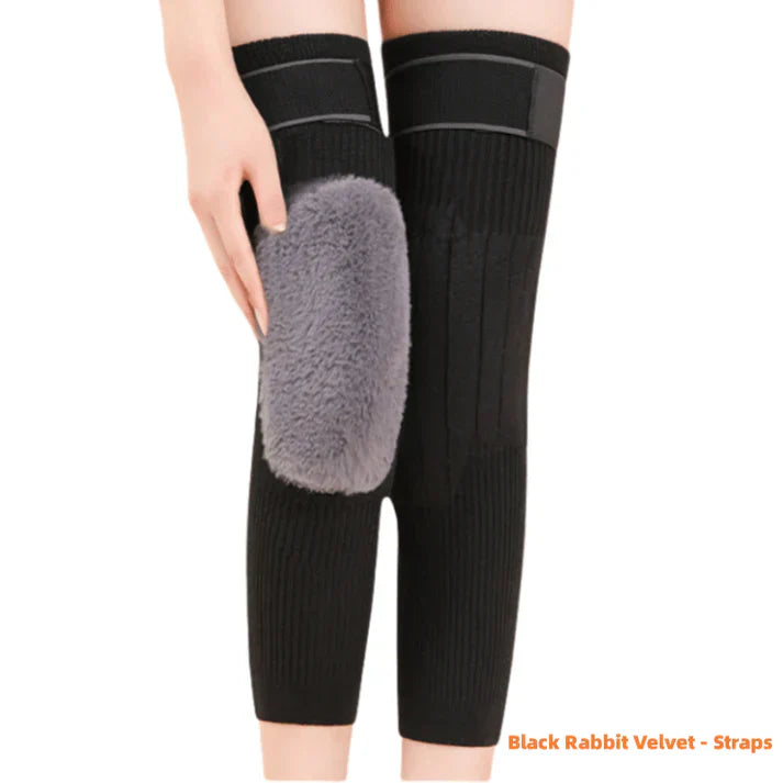 Winter Warm Knee Pads for Men And Women - Wool Material (Pair)