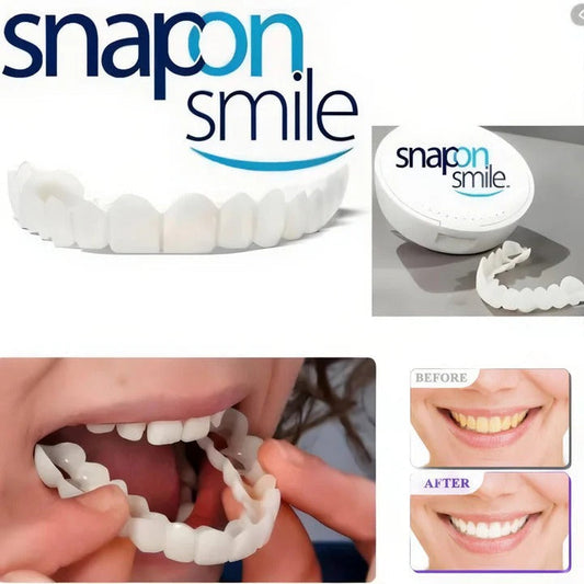 2Pcs/Set Comfort Fit White Teeth Cover Veneer Kit
