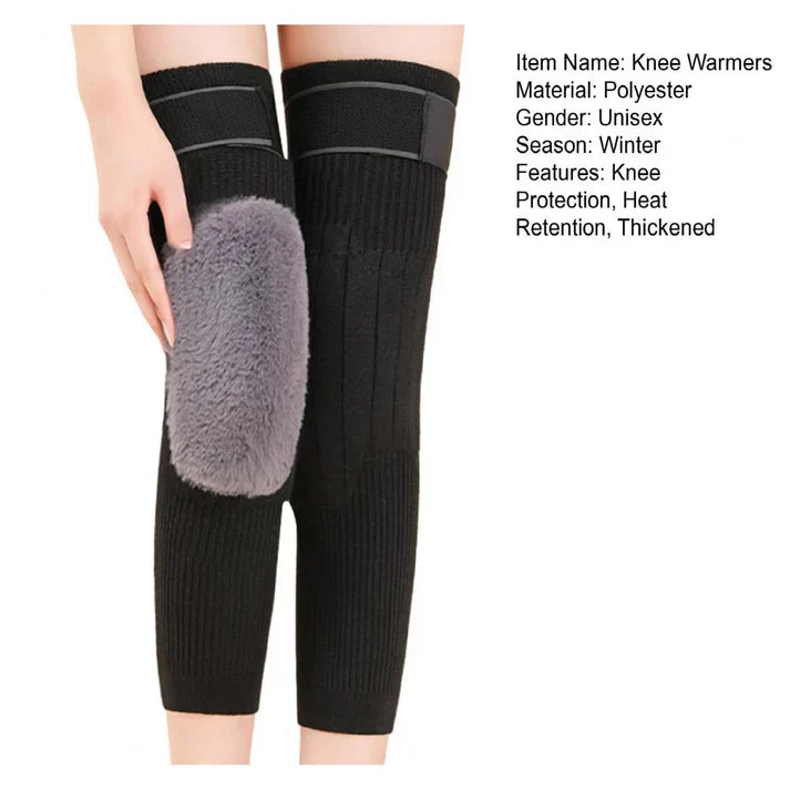 Winter Warm Knee Pads for Men And Women - Wool Material (Pair)