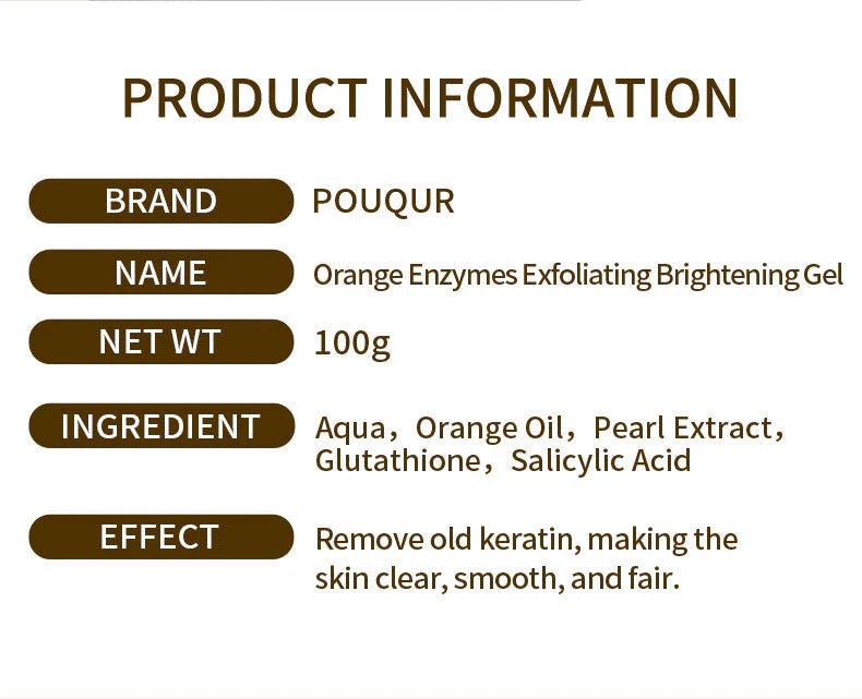 Orange Exfoliating Gel Scrub