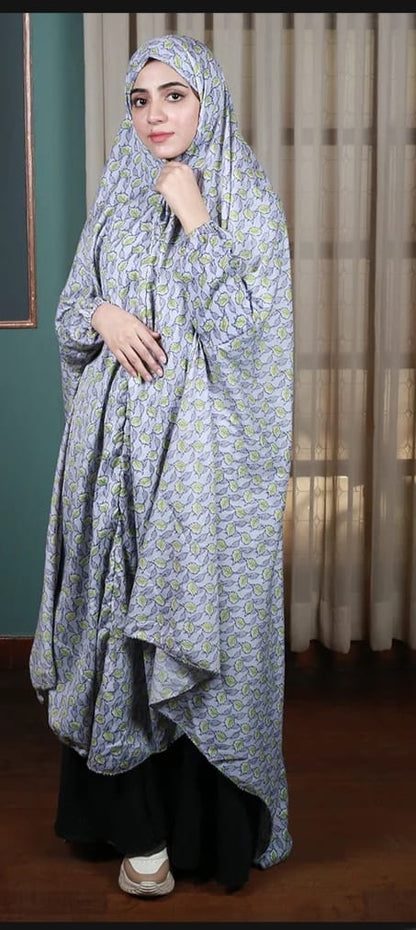 2 in 1  Printed Namaz Chaddar (Stitched)