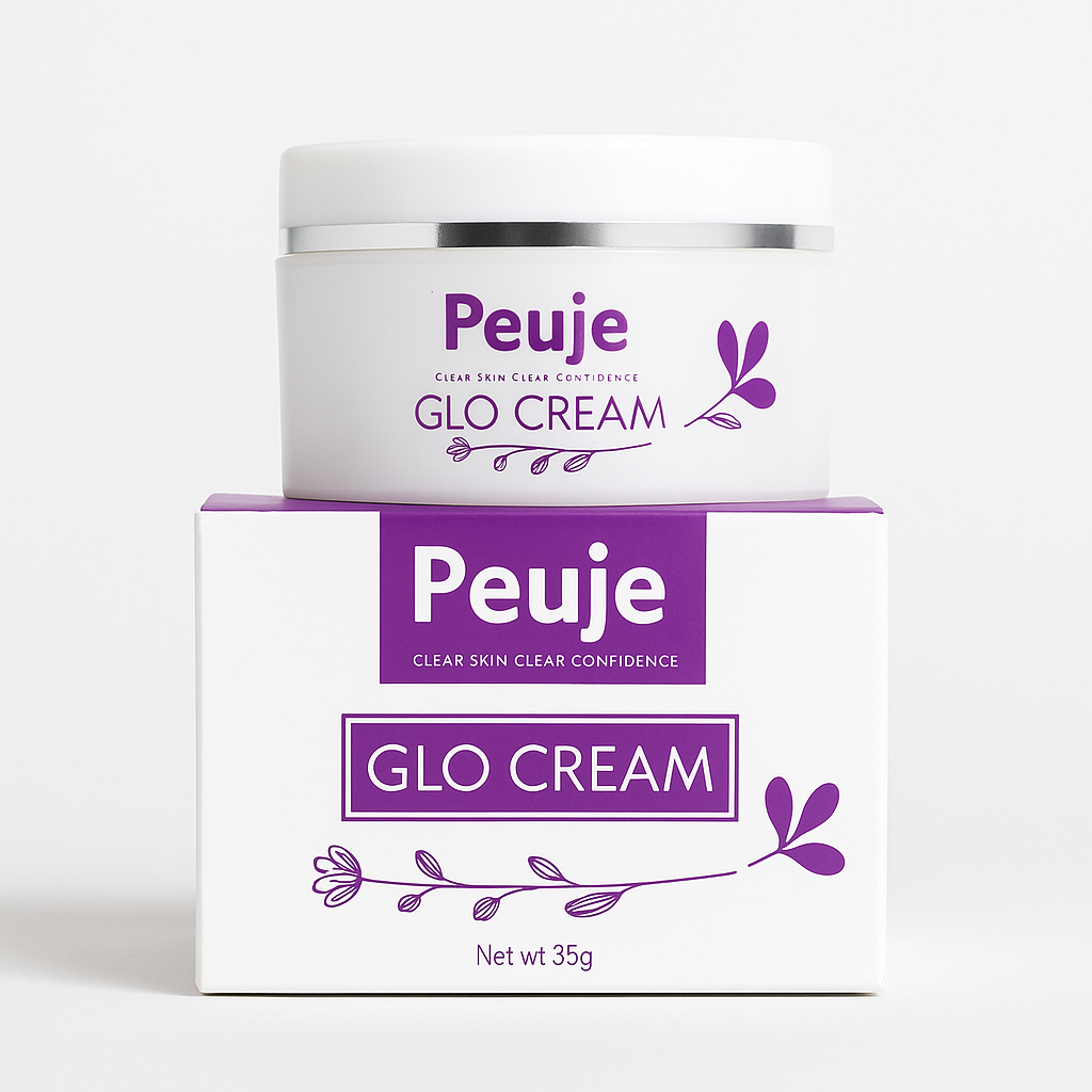 PEUJE GLO Natural Radiance Cream: Organic Plant-Based Skin Brightener